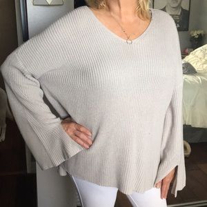 Bell sleeve sweater